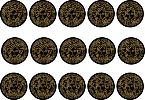 versace cupcake toppers